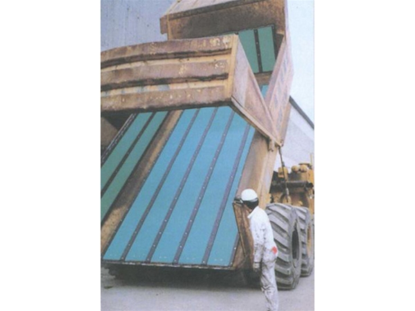 超高分子量聚乙烯板应用于自卸车衬板
